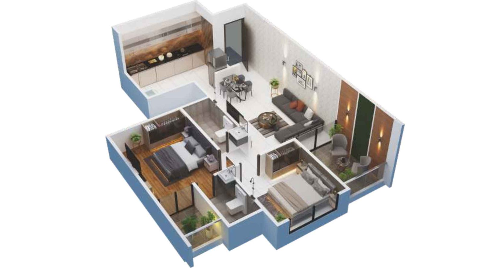The-Shashwat-2-BHK-Cut-plan-view